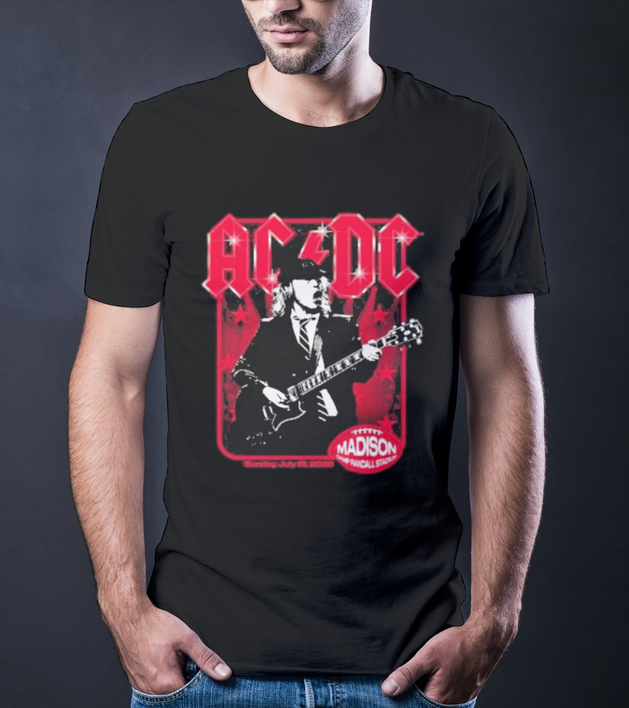 ACDC Madison Camp Randall Stadium Pwr Up Tour T-Shirt