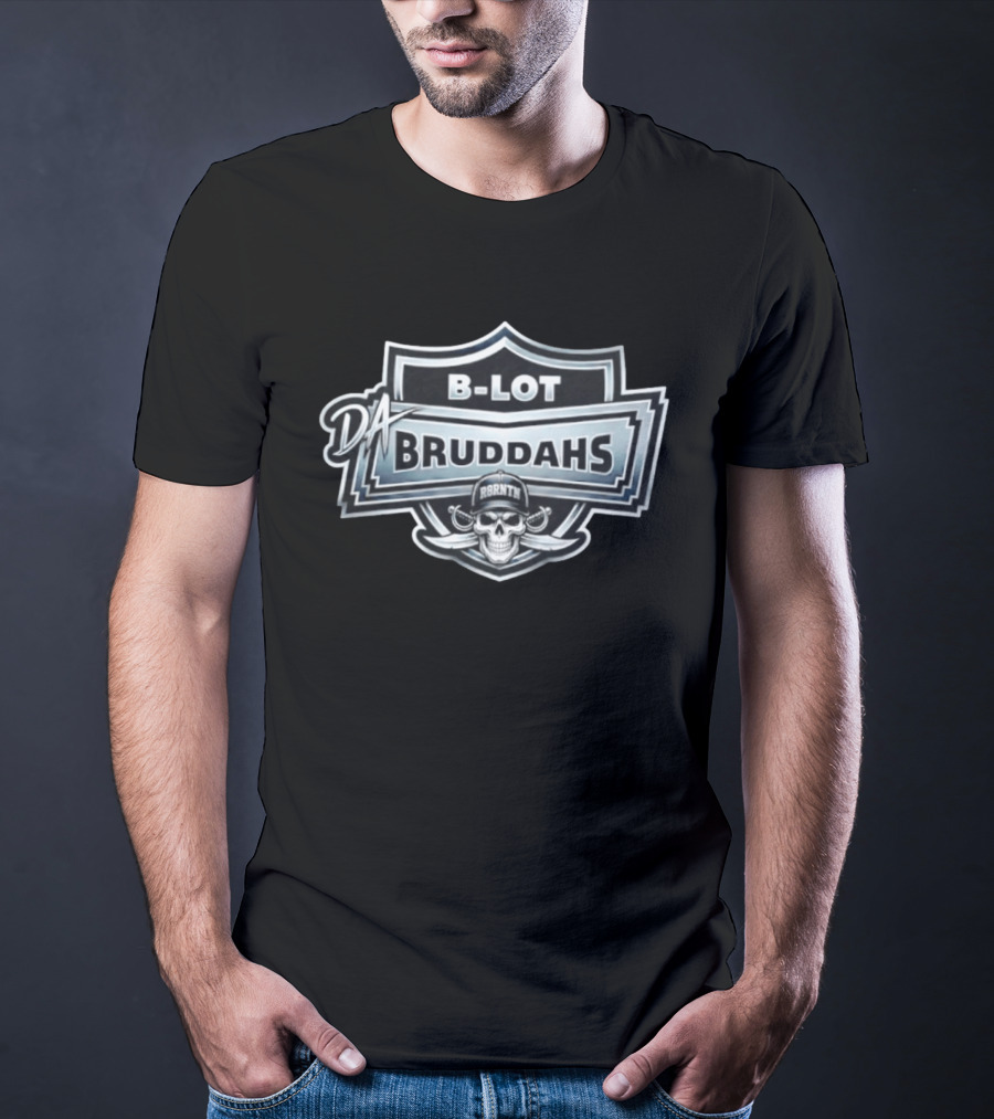 B Lot Da Bruddahs R8rntn Skull T-Shirt