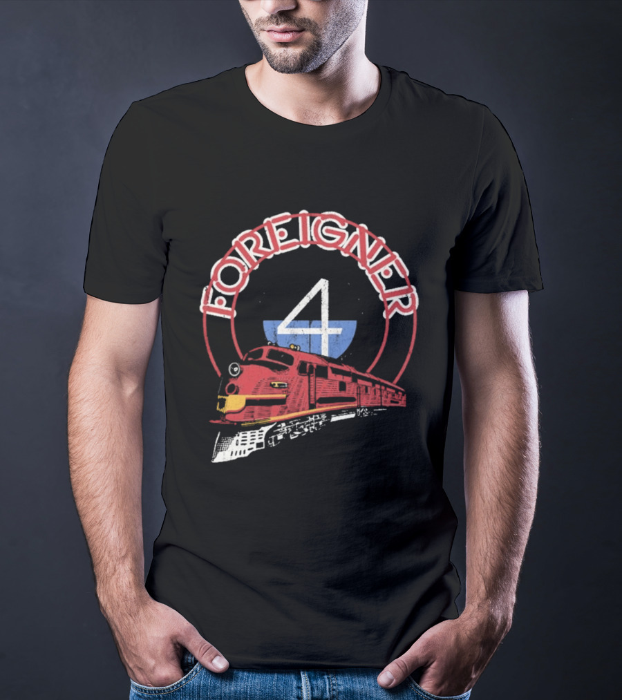 Foreigner 4 Train Red T-Shirt