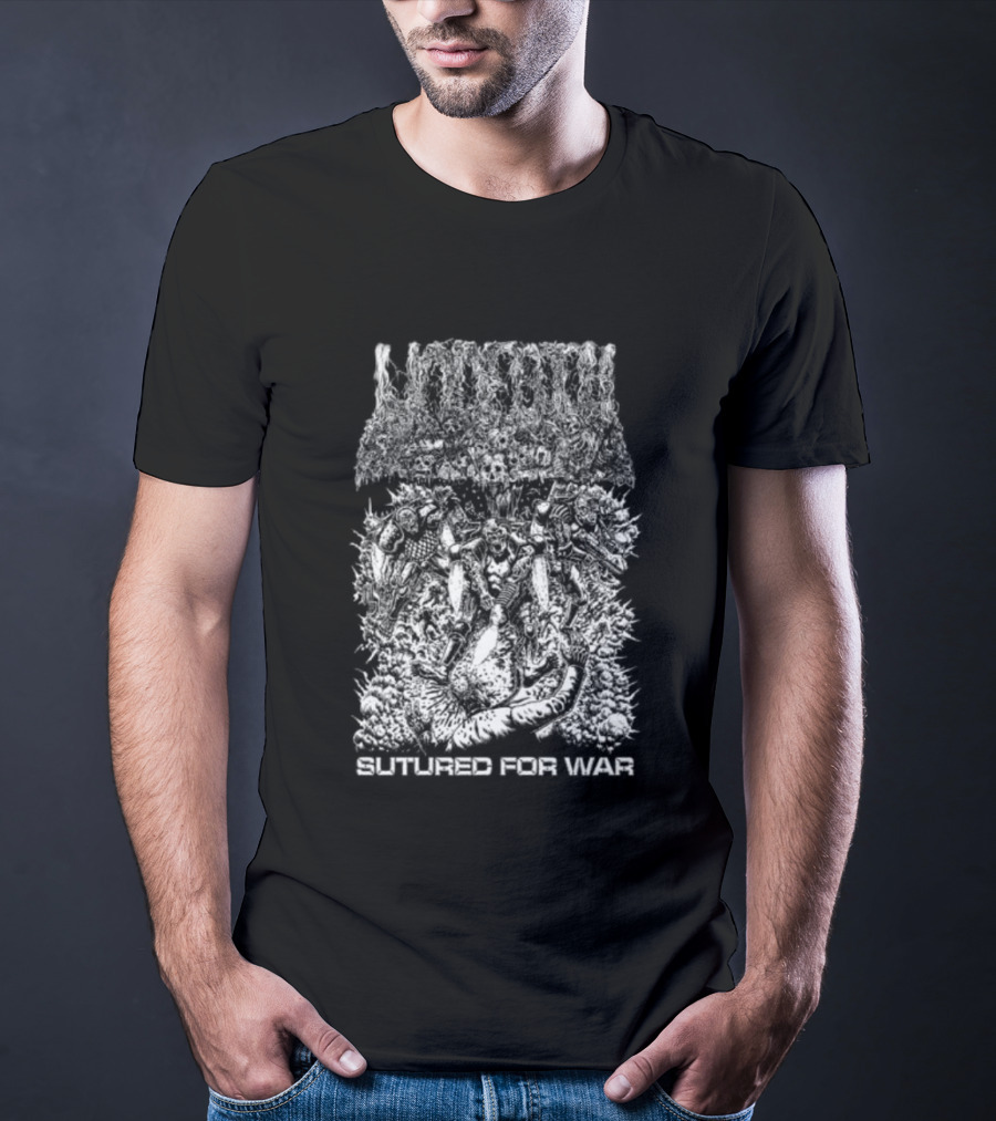Undeath Sutured For War Metal Shop T-Shirt