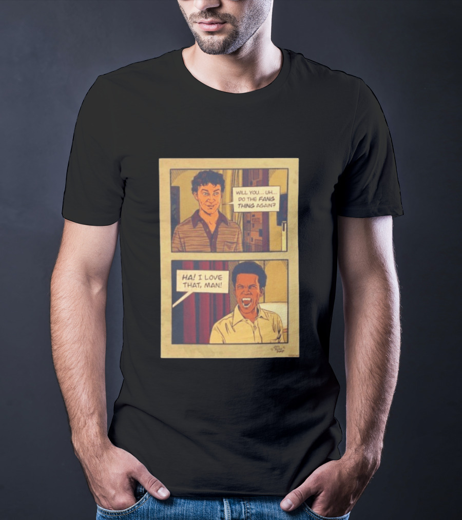 Interview With The Vampire Fang Thing Comic Panel Ha I Love That Man T-Shirt