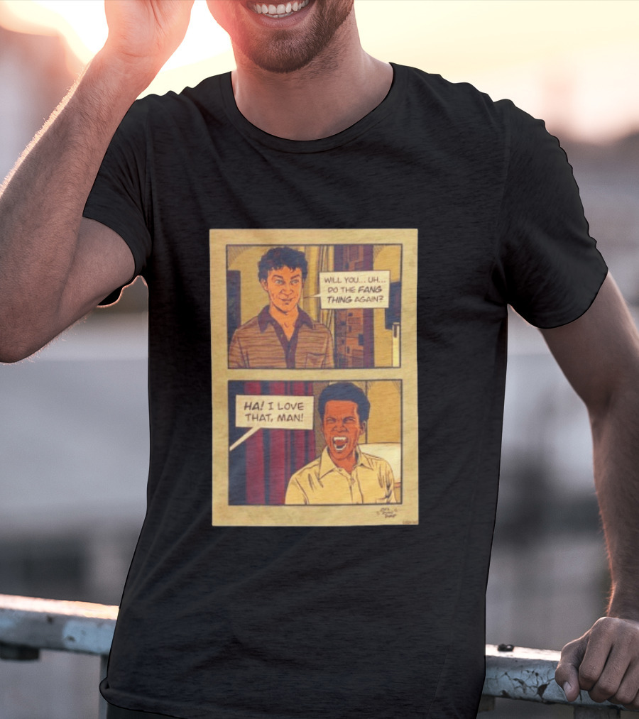 Interview With The Vampire Fang Thing Comic Panel Ha I Love That Man T-Shirt