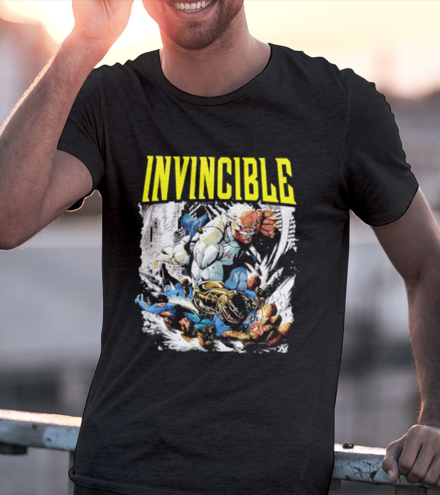 Invincible Thragg Vs Omni Man Epic Battle Comics T-Shirt