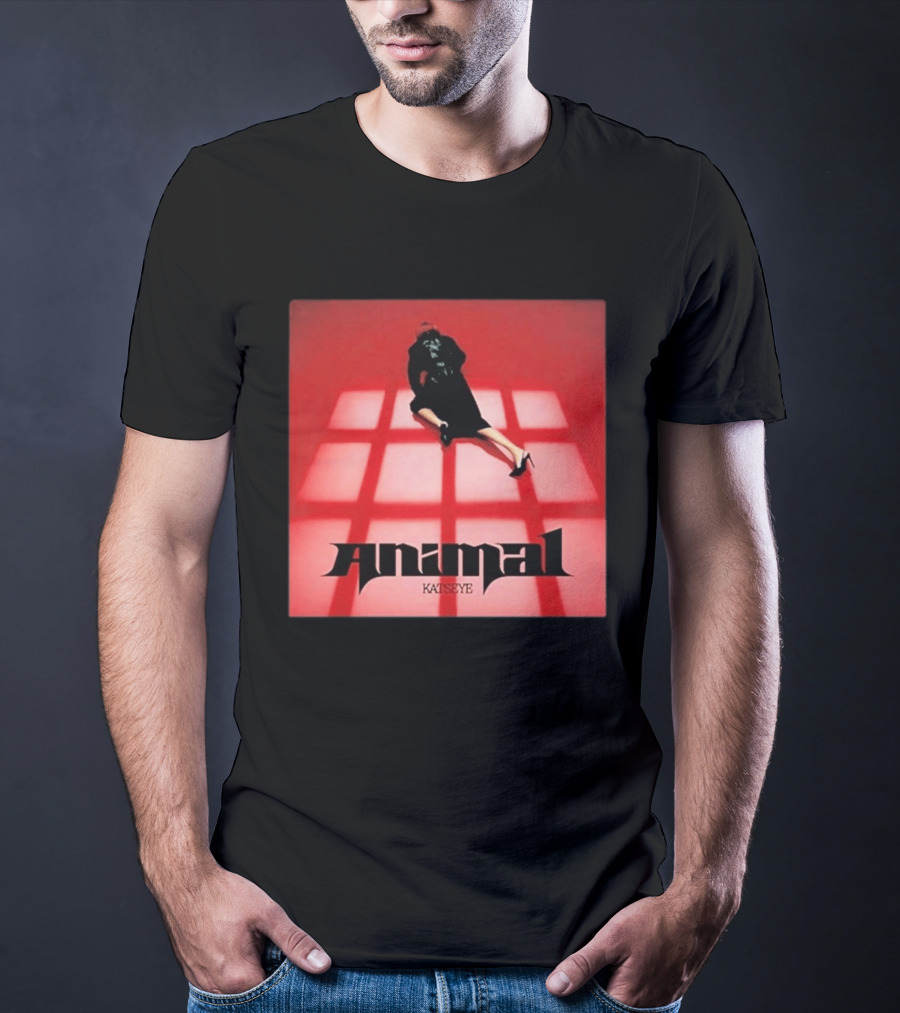 Katseye Animal Red Grid Aesthetic T-Shirt