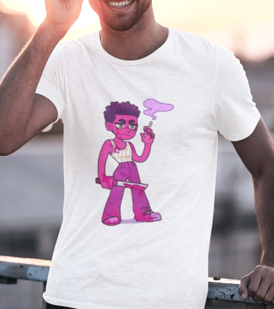 Amc Shop Interview With The Vampire Very Merry Mart Louis Smoking Knife T-Shirt