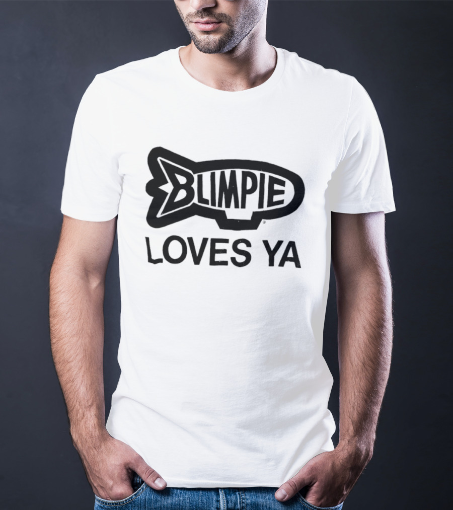 Blimpie Loves Ya Sandwich Shop Fast Food Blimp T-Shirt