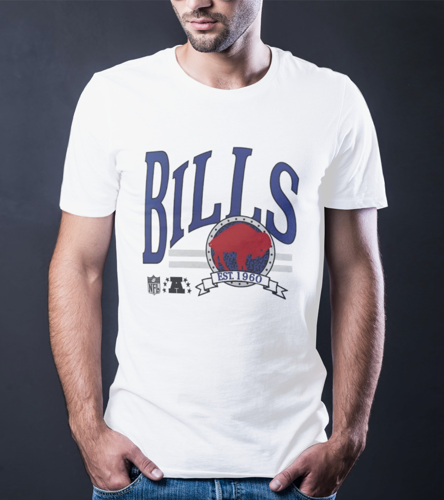 Buffalo Bills Est 1960 Blue Red Buffalo T-Shirt