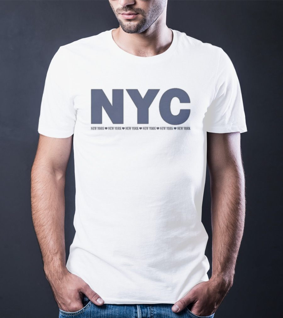 NYC Hailey Bieber New York Exploration Print T-Shirt