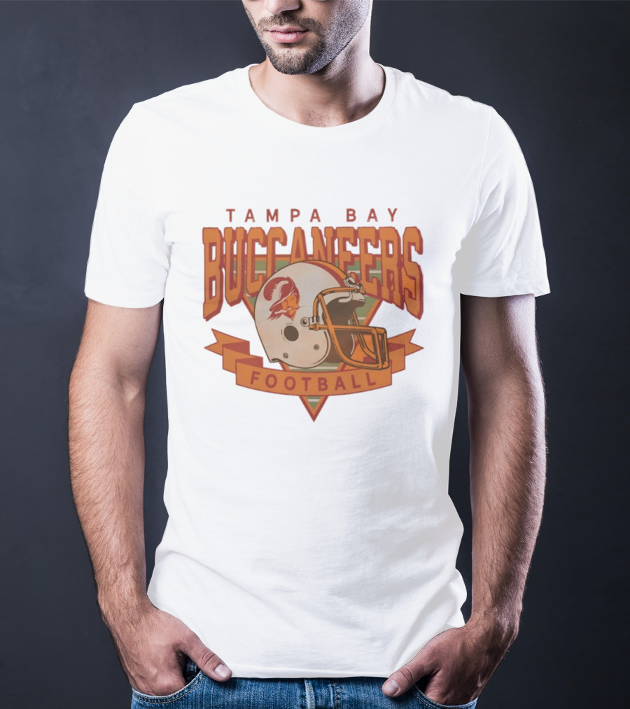 Tampa Bay Buccaneers Football Helmet T-Shirt