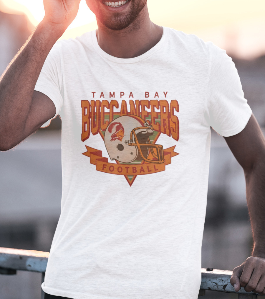 Tampa Bay Buccaneers Football Helmet T-Shirt