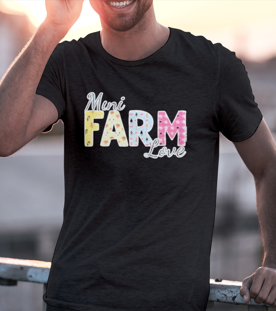 Mini Farm Love Floral Pastel T-Shirt