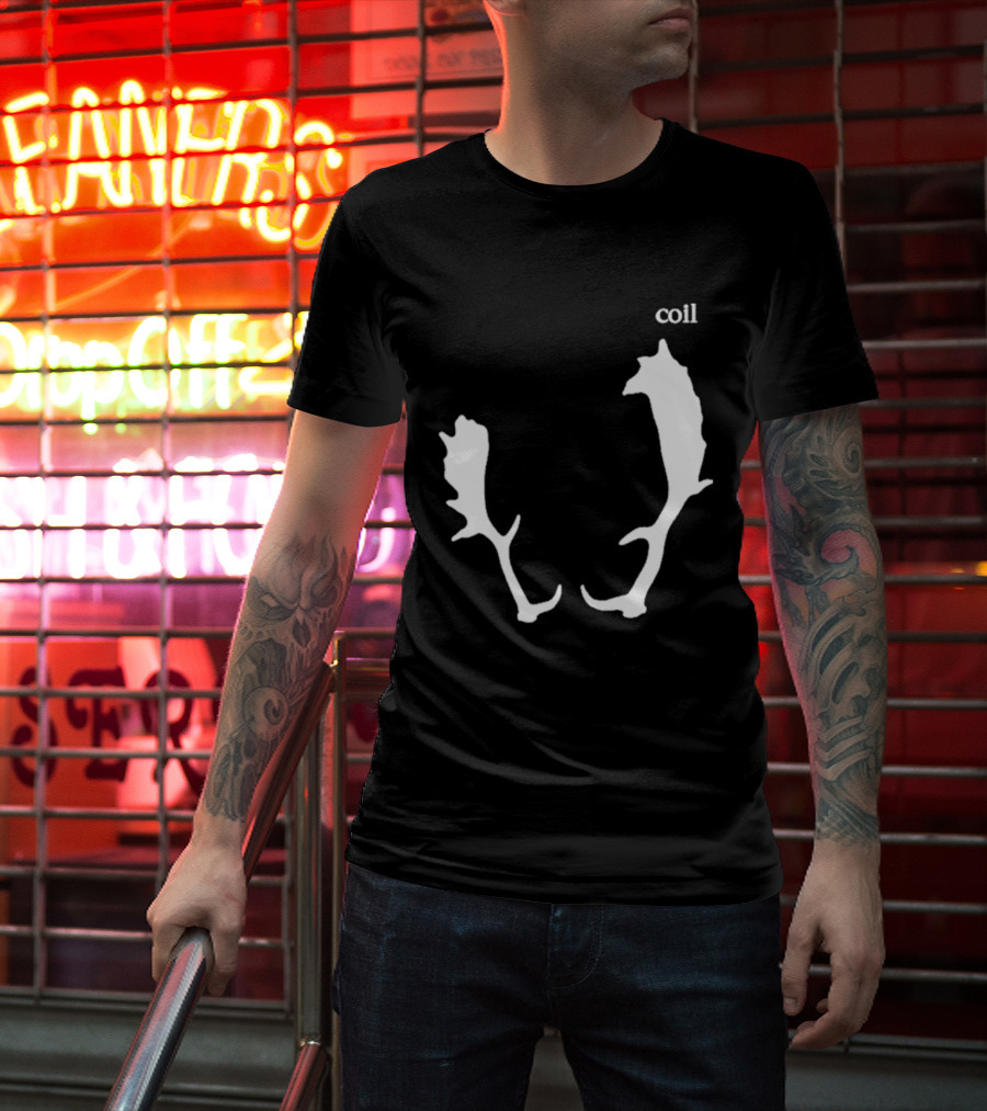 Coil Black Antlers T-Shirt
