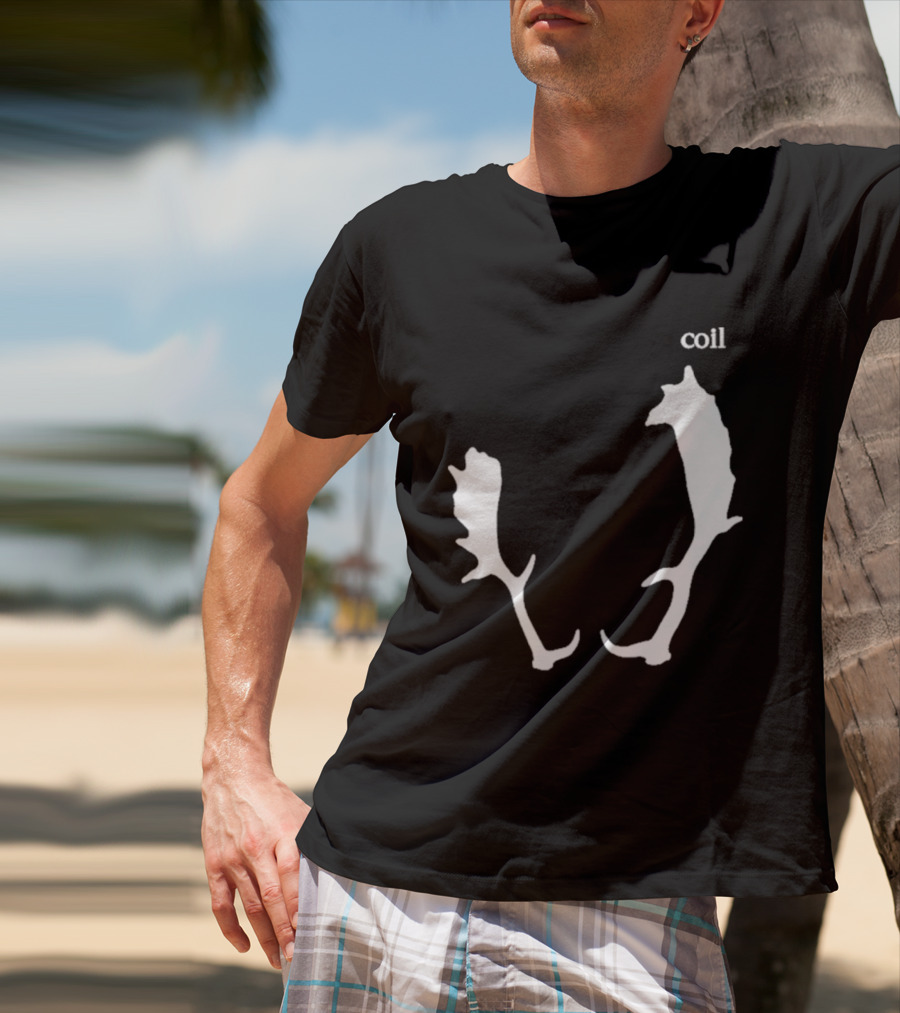 Coil Black Antlers T-Shirt