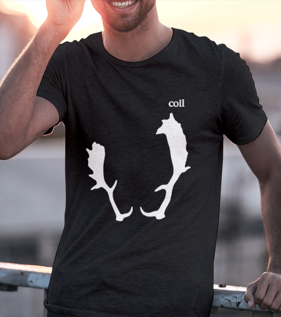 Coil Black Antlers T-Shirt