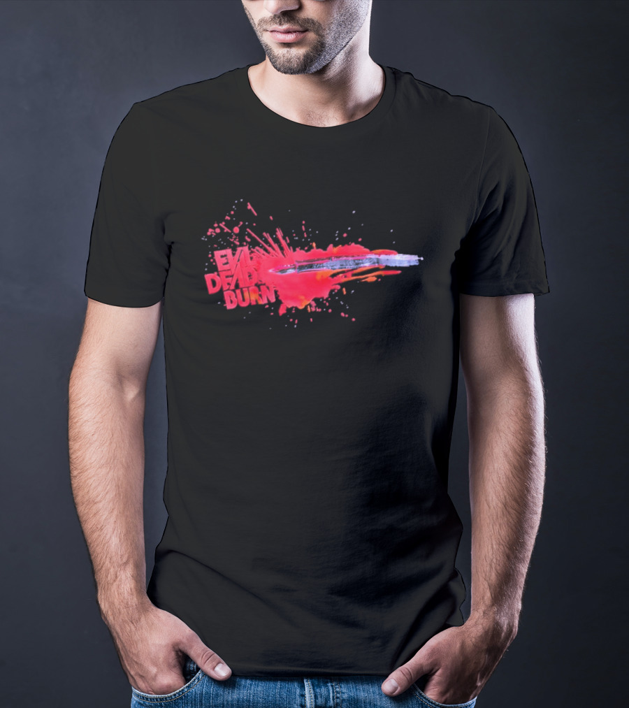 Evil Dead Burn 2026 Horror Splatter Blade T-Shirt