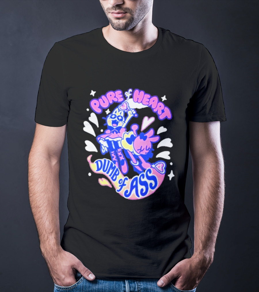 Pure Heart Dumb Of Ass Giraffalope Fun T-Shirt
