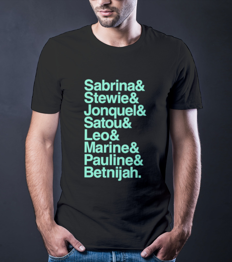 Sabrina Stewie Jonquel Satou Leo Marine Pauline Betnijah New York Liberty 2026 WNBA Players T-Shirt