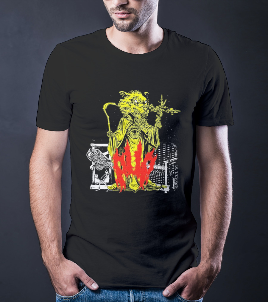 Pup Demon Prince Wizard Staff Fantasy T-Shirt