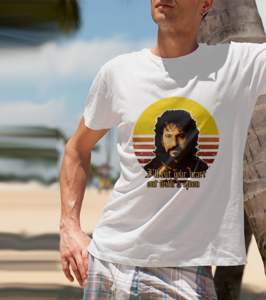 Alan Rickman I'll Cut Your Heart Out With A Spoon T-Shirt
