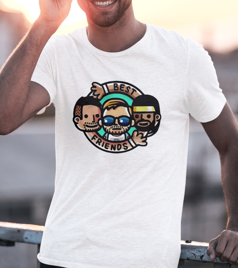 All Elite Wrestling Best Friends Cartoon Characters T-Shirt