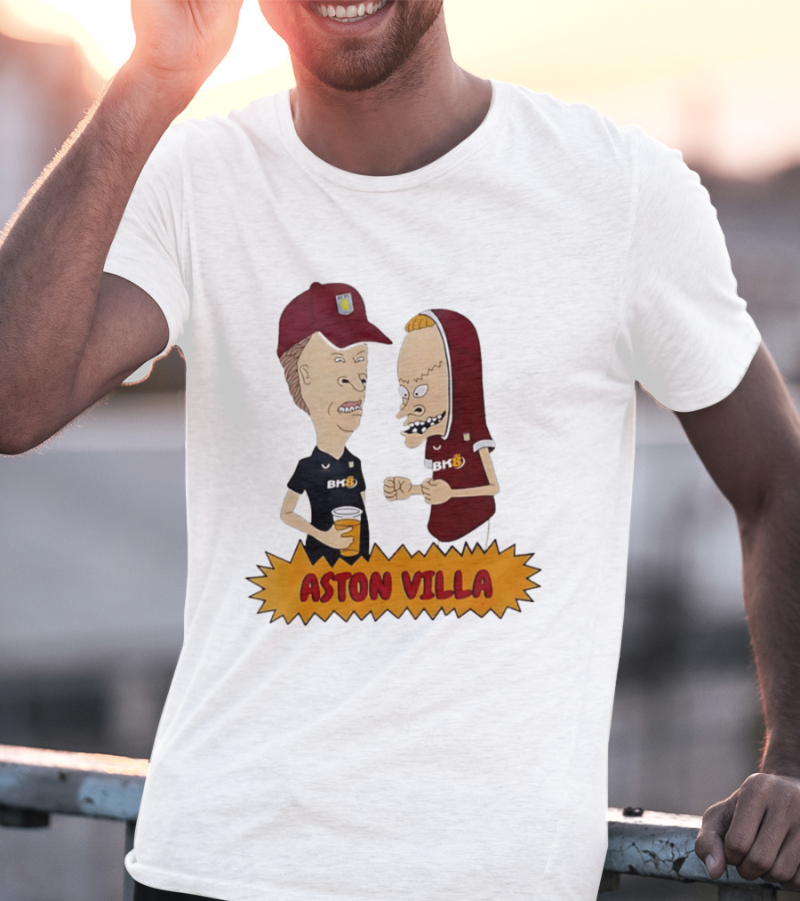 Aston Villa Beavis And Butt Head BK8 T-Shirt