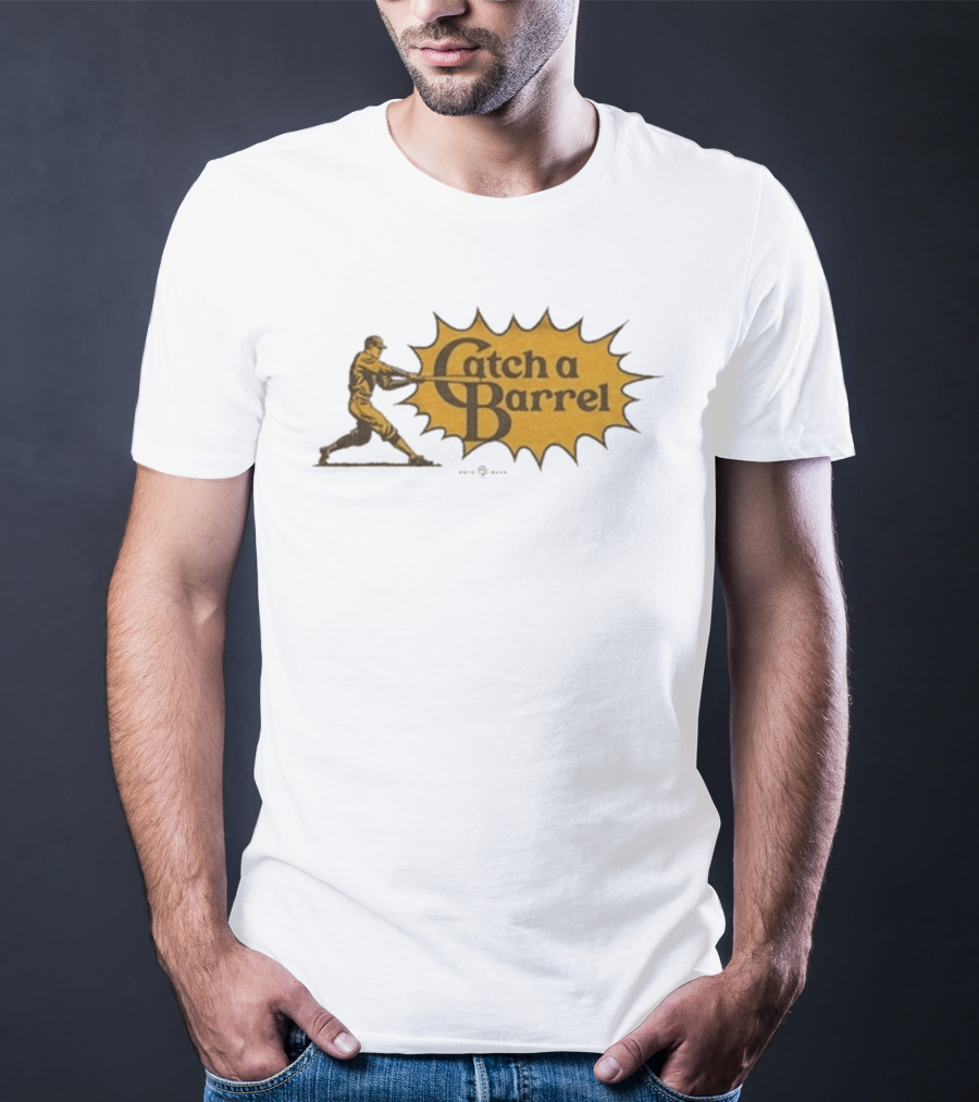 Jackson Merrill Catch A Barrel San Diego Padres Baseball T-Shirt