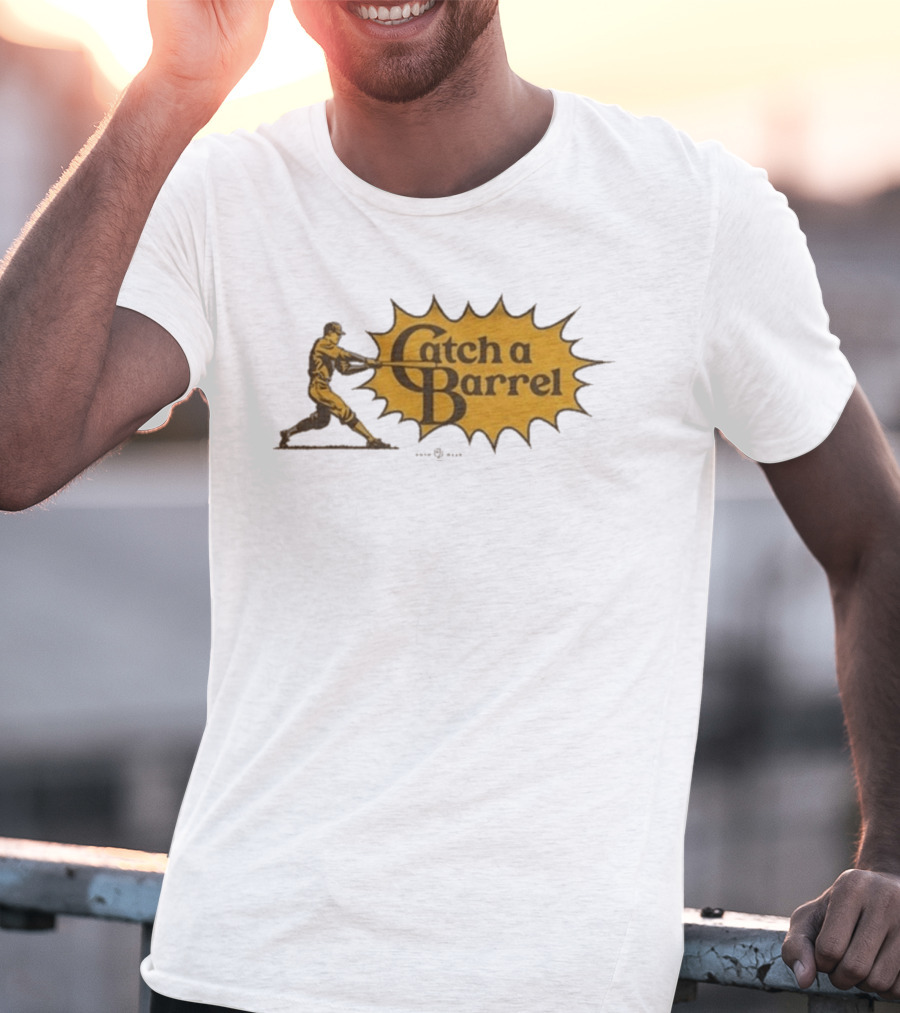 Jackson Merrill Catch A Barrel San Diego Padres Baseball T-Shirt