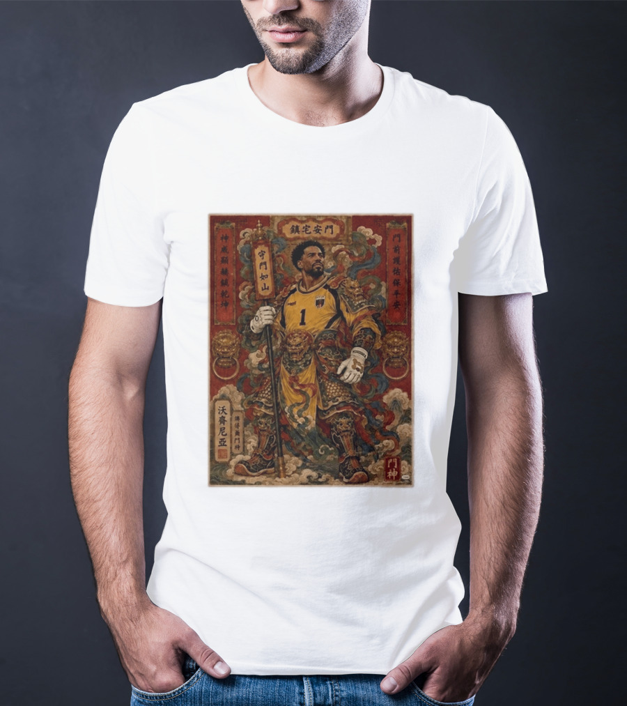 Cape Verde Goalkeeper Vozninha Door God Guardian T-Shirt