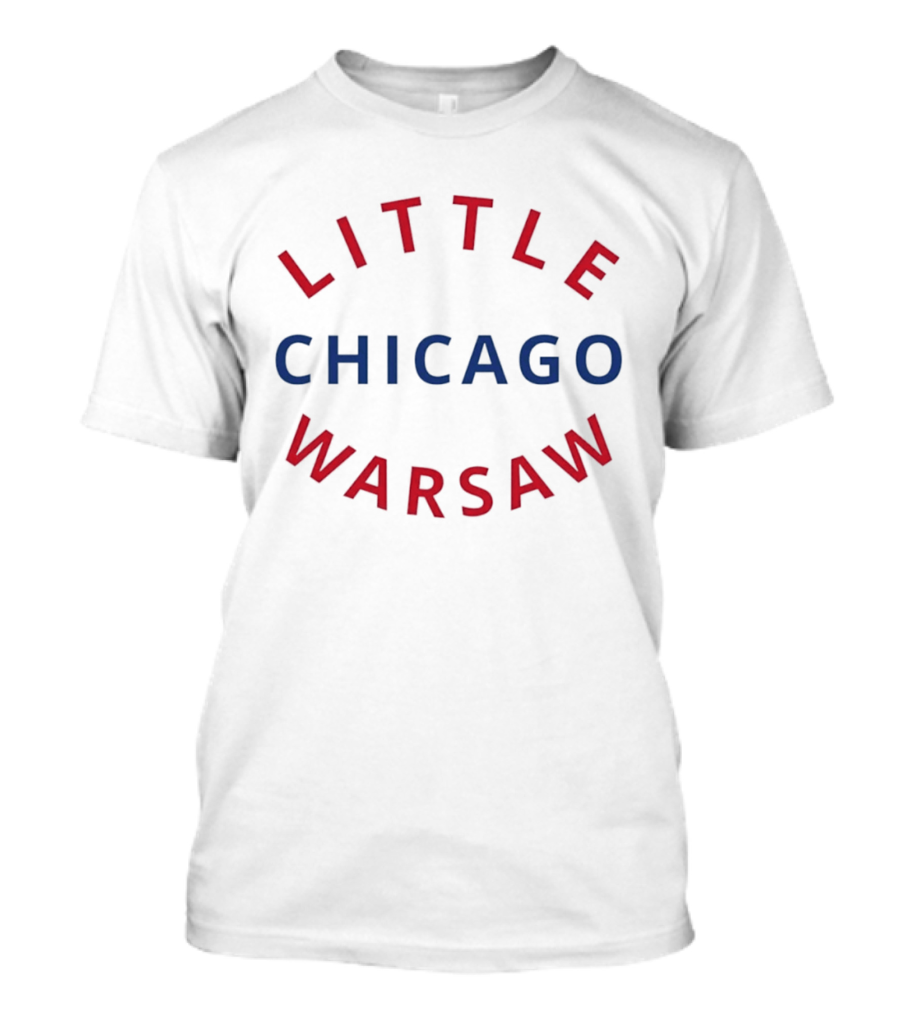 Chicago Little Warsaw Retro Style Arch T-Shirt