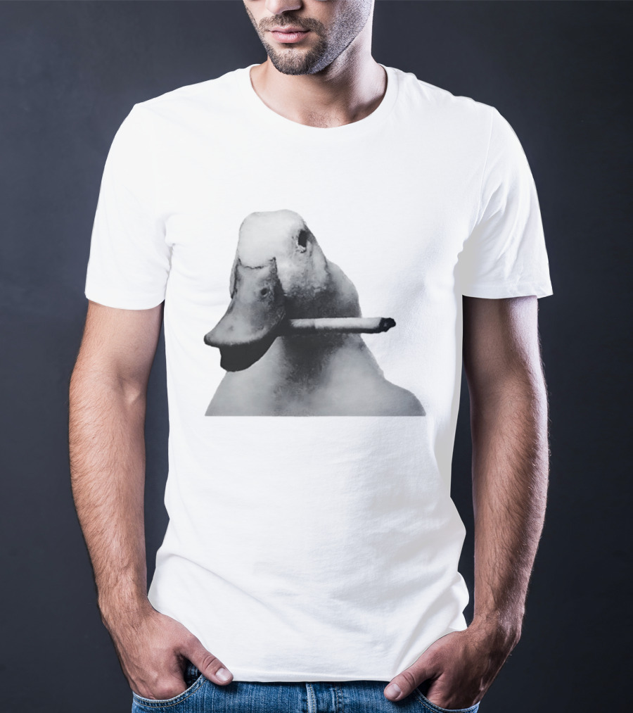 Duck With Cigarette Meme Smoking Duck Meme T-Shirt
