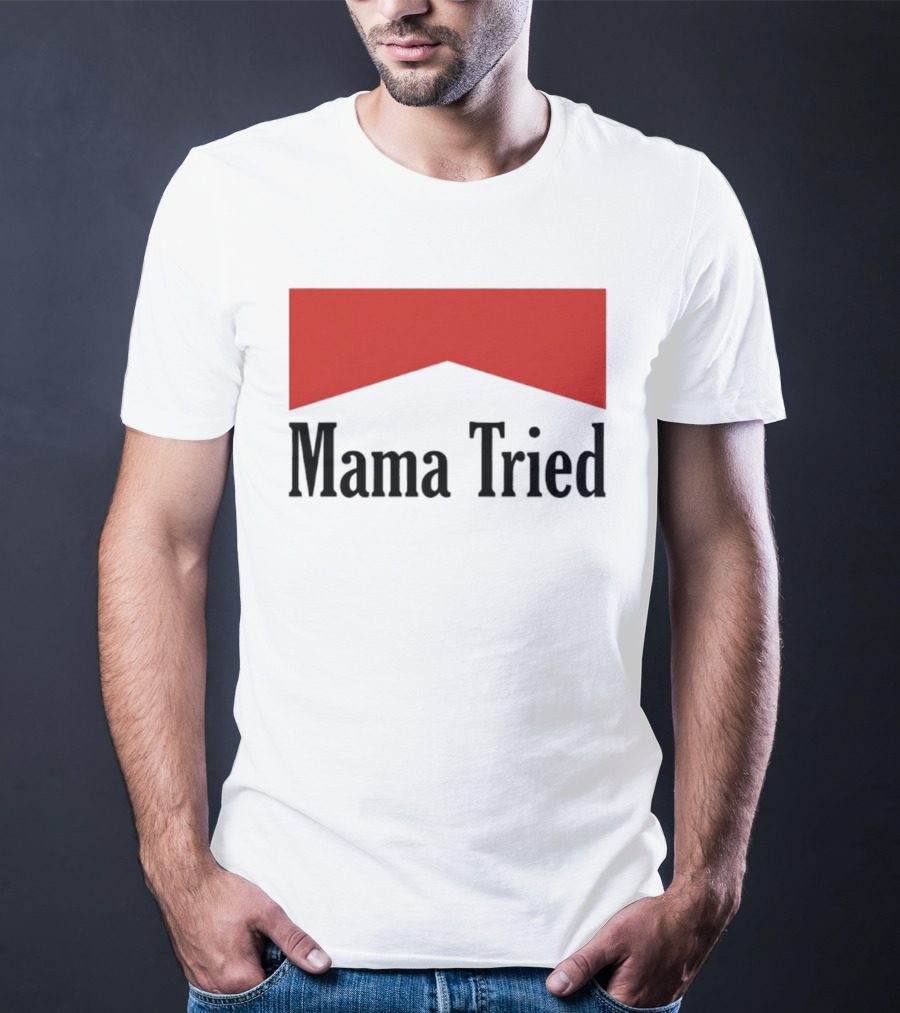 Mama Tried Red Chevron T-Shirt