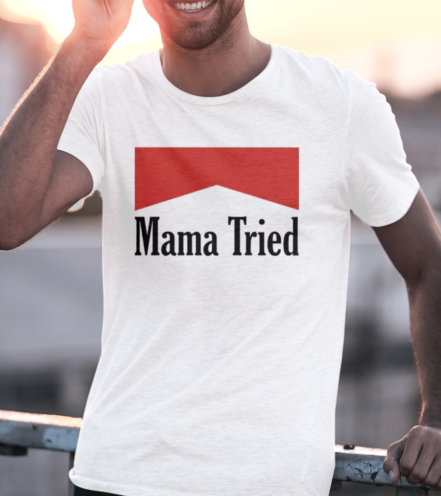 Mama Tried Red Chevron T-Shirt