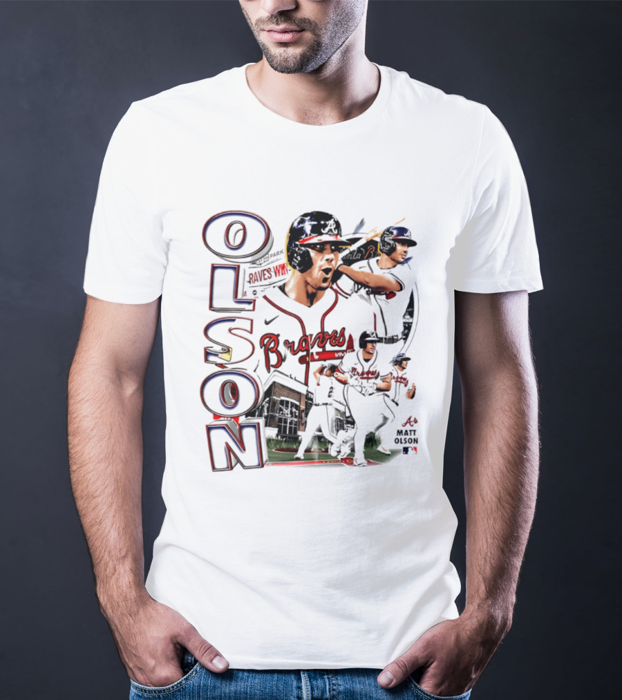 Matt Olson Braves 2026 MLB Collage Nike Swingman T-Shirt