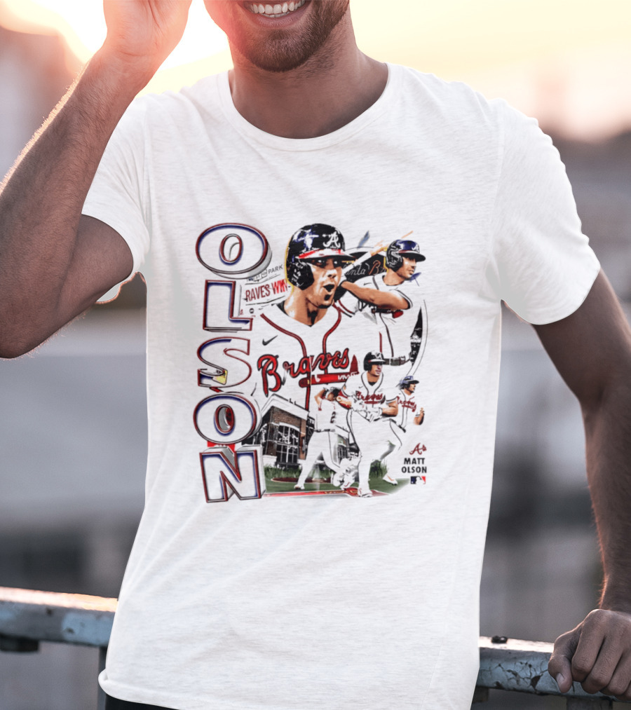 Matt Olson Braves 2026 MLB Collage Nike Swingman T-Shirt