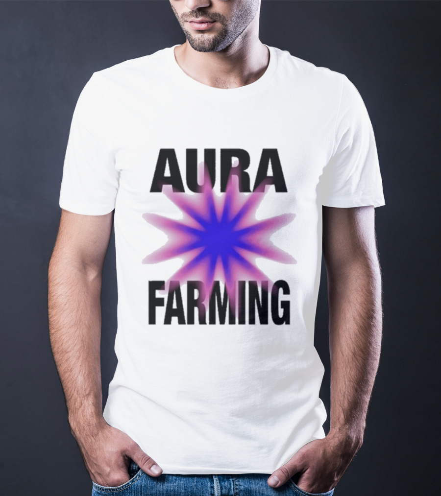 Farming Aura Starburst Energy Visual T-Shirt