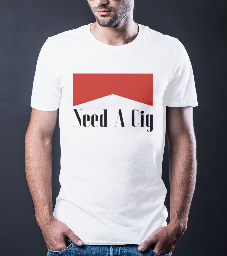 Need A Cig Marlboro Red Chevron T-Shirt