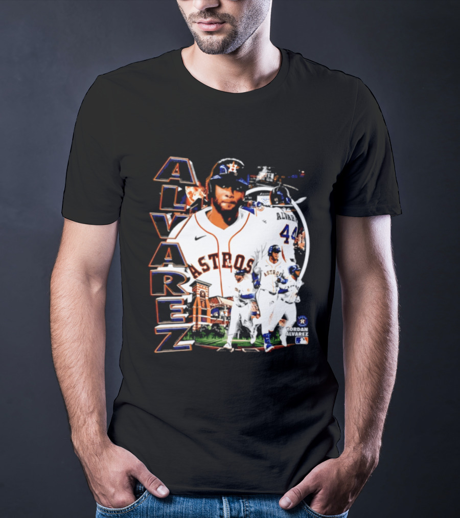 Yordan Alvarez Astros Baseball Number 44 Collage T-Shirt