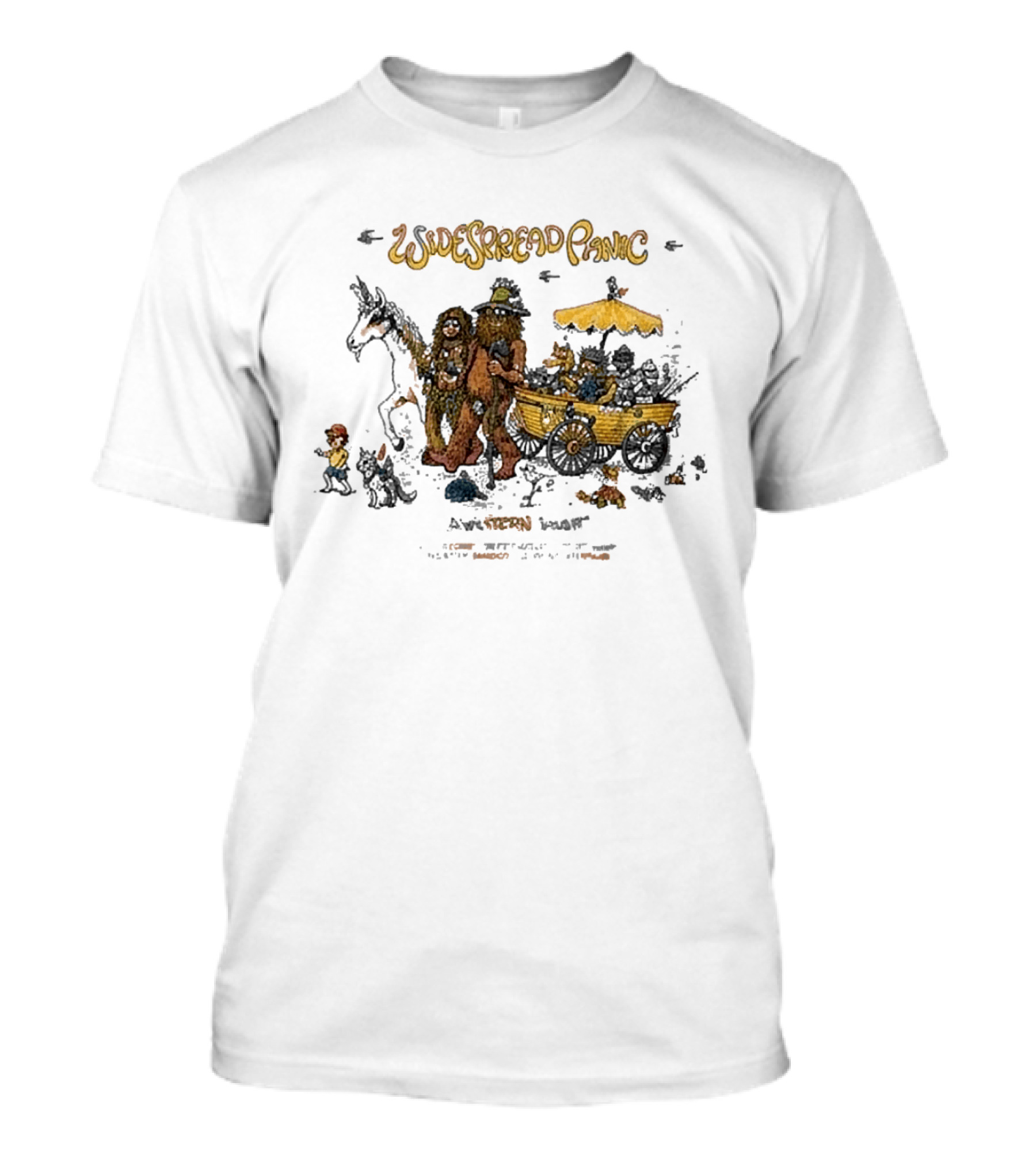 Widespread Panic Western Jaunt Tour 2026 July 5 To July 25 Spusta T-Shirt