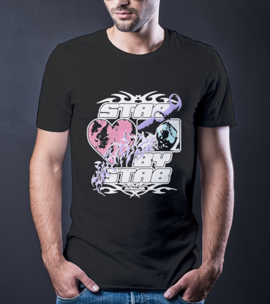 Avralize Stab By Stab Heart And Wrench T-Shirt
