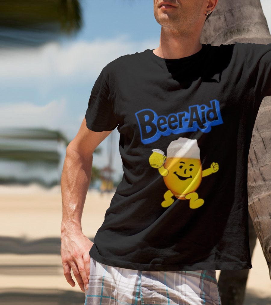 Beer Aid Kool Aid Beer Alcohol Party Humor T-Shirt