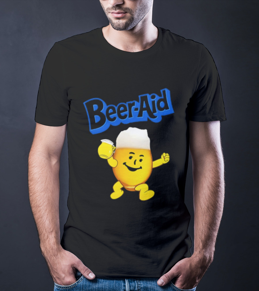Beer Aid Kool Aid Beer Alcohol Party Humor T-Shirt