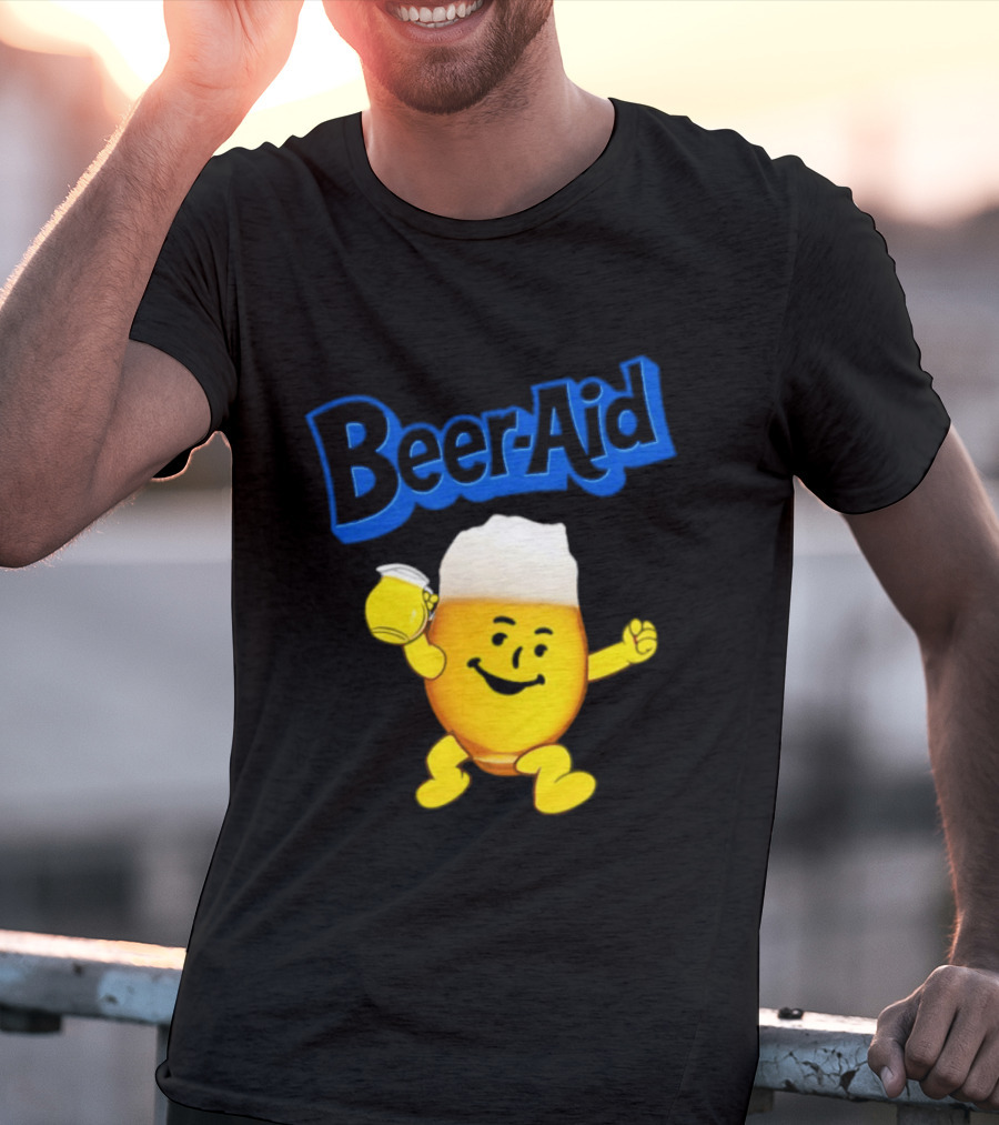 Beer Aid Kool Aid Beer Alcohol Party Humor T-Shirt