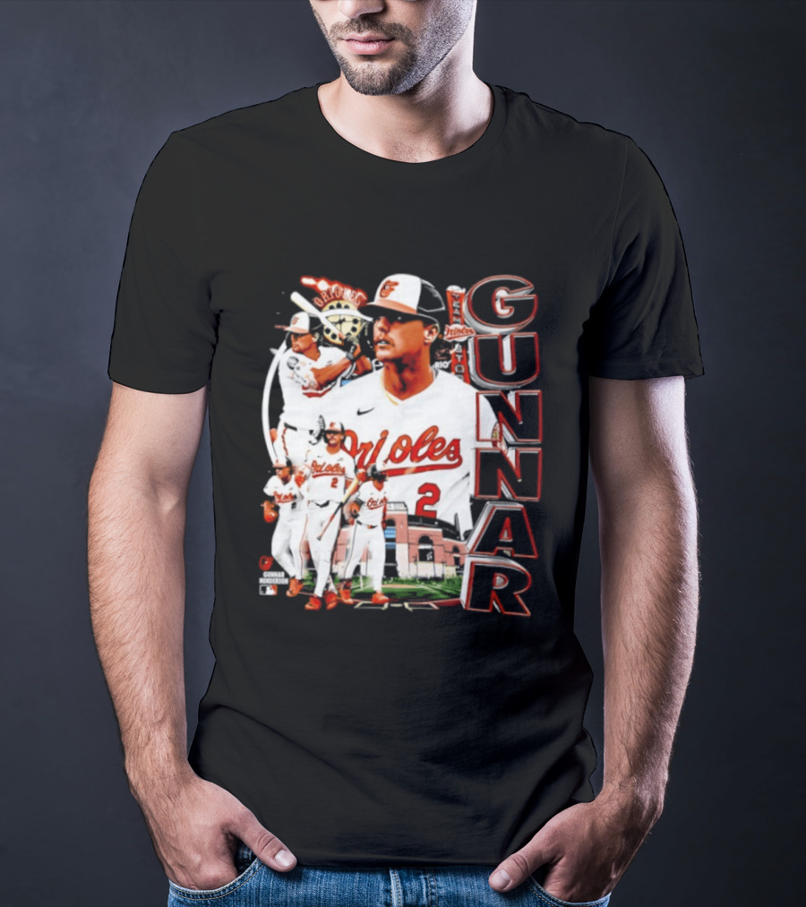 Gunnar Henderson Baltimore Orioles MLB 2026 Collage T-Shirt