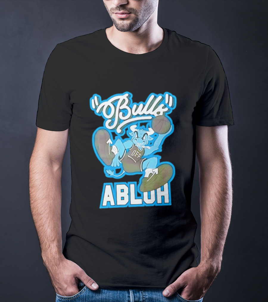 Bulls Abloh Off Basketball Slam Dunk T-Shirt
