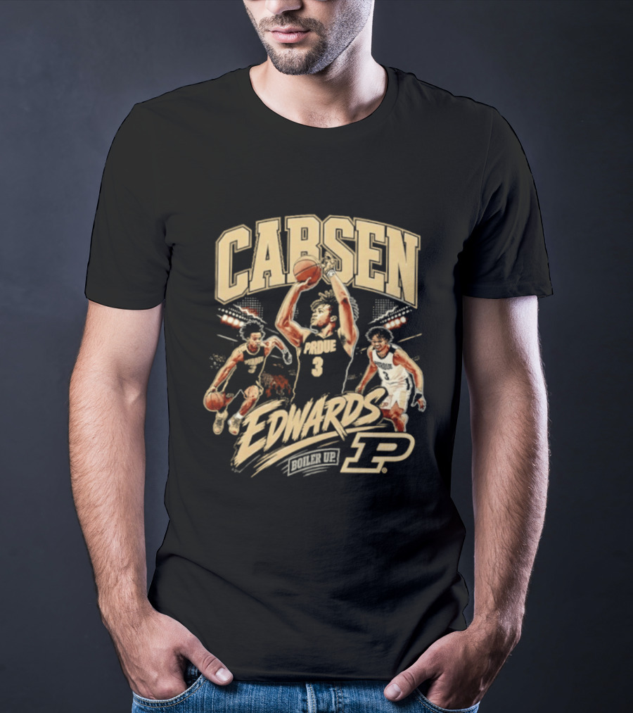 Carsen Edwards Boiler Up Purdue Boilermakers Basketball P Team 3 T-Shirt