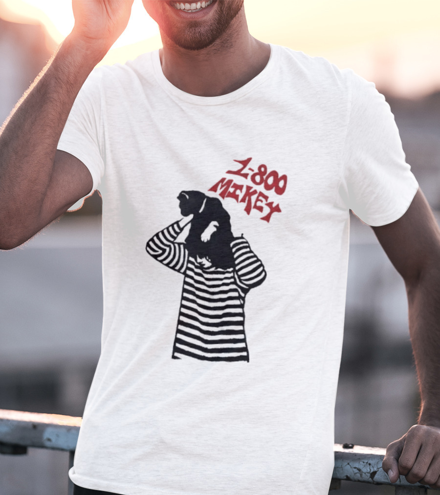 1 800 Mikey Striped Sweater T-Shirt