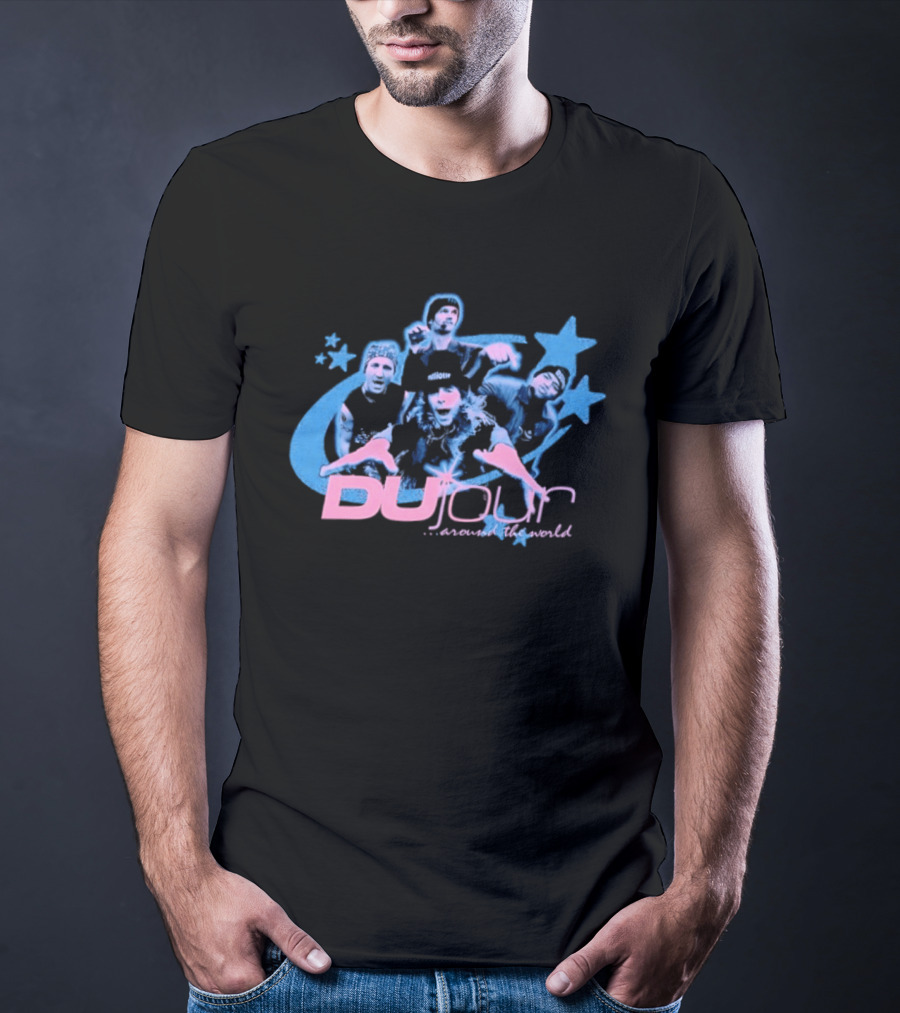 Dujour Band Around The World Josie And The Pussycats Stars T-Shirt