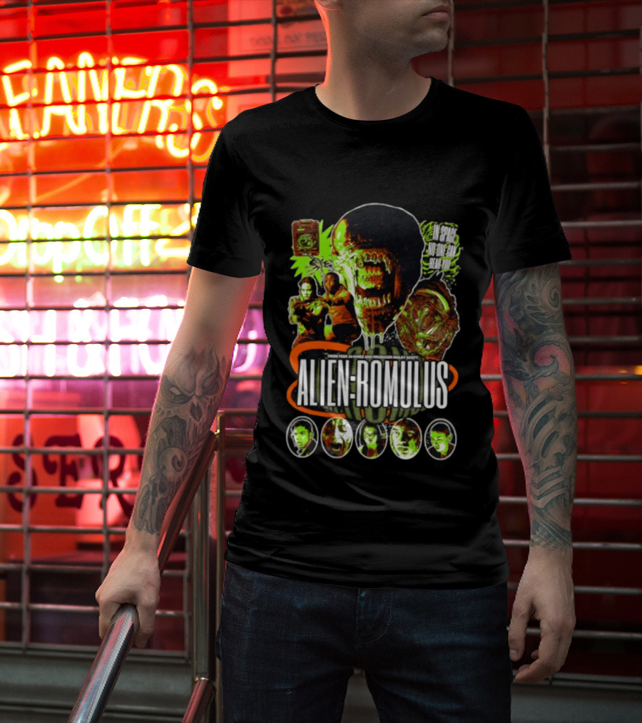 Alien Romulus Horror In Space No One Can Hear You T-Shirt