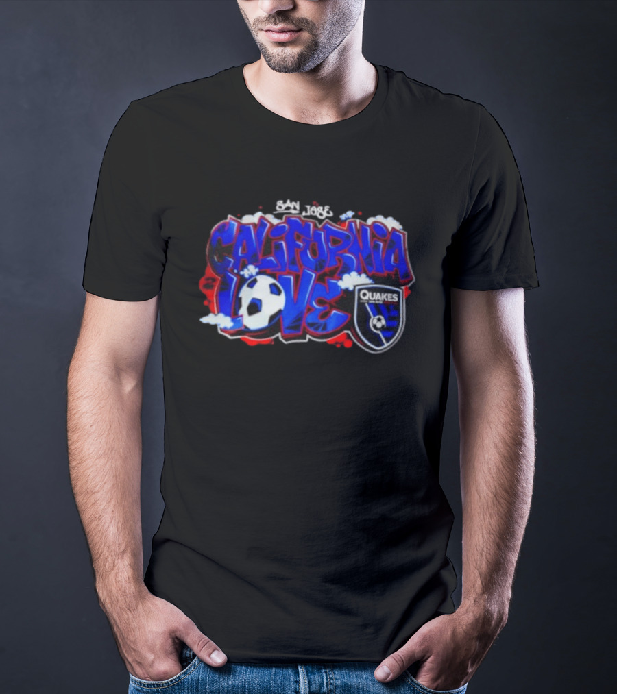 San Jose California Love Quakes Soccer 1974 T-Shirt