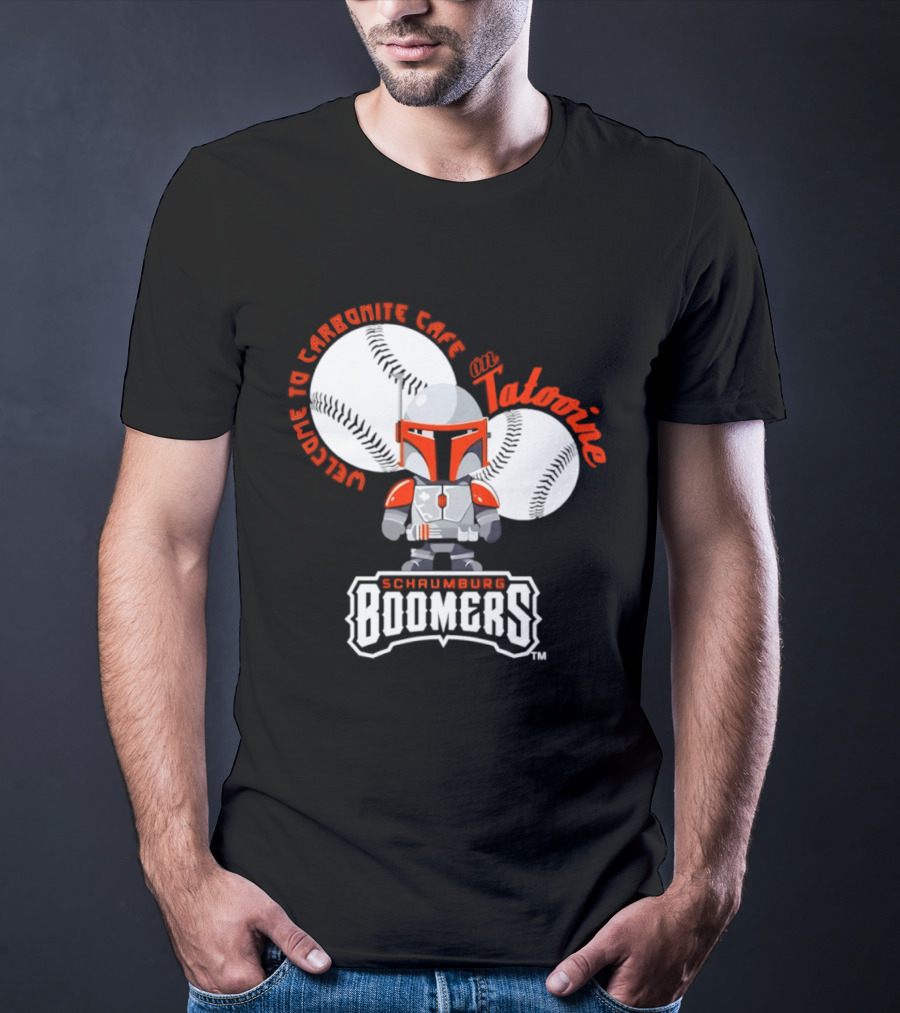 Schaumburg Boomers Welcome To Carbonite Cafe On Tatooine T-Shirt